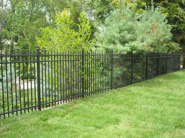 Backyard ornamental fence project