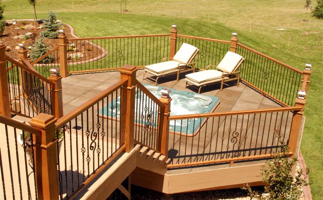 Deck railing project